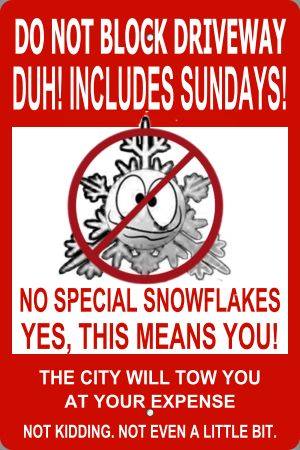 No Special Snowflakes.