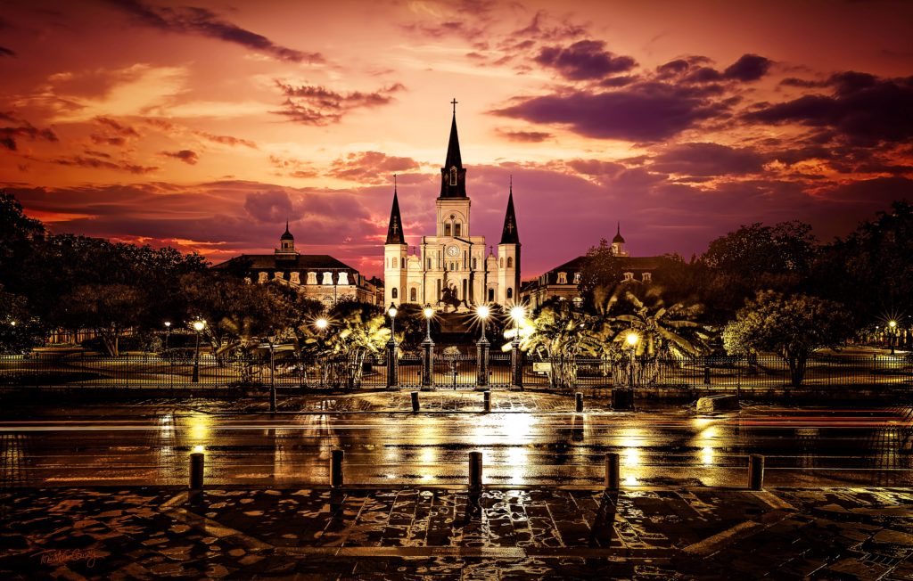 St. Louis Cathedral at Sunset